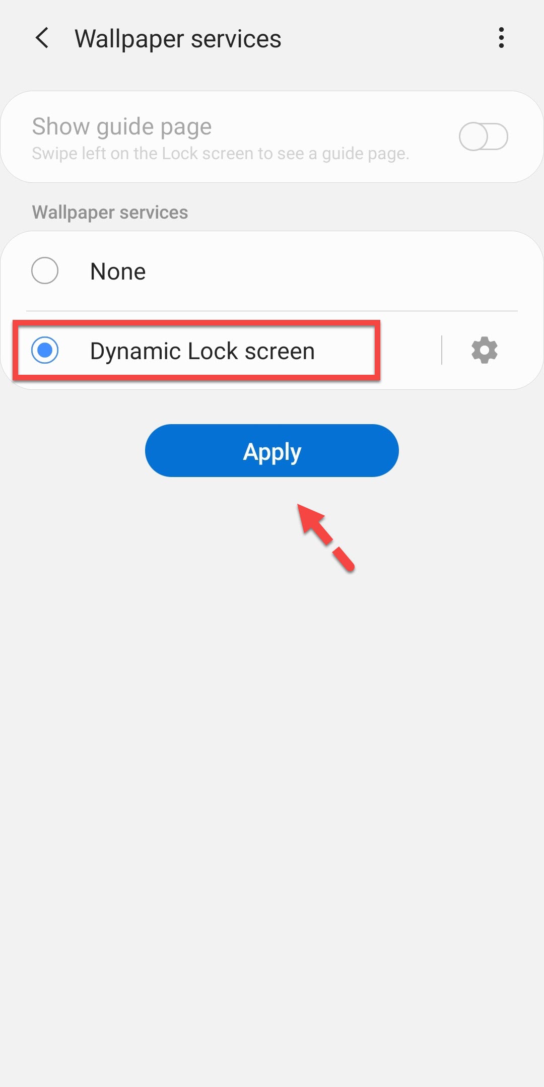 How to Set Dynamic Lock Screen on Samsung Galaxy ( Android 10)