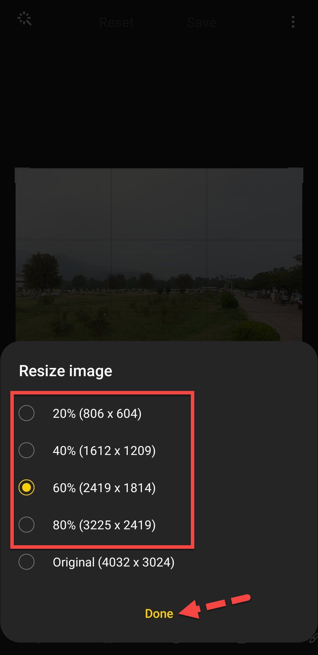 How to Reduce the Photo Size on Samsung Galaxy S9, S10, Note 10 & etc