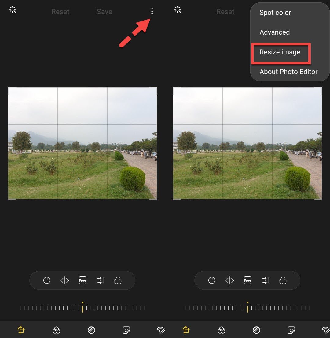 How to Reduce the Photo Size on Samsung Galaxy S9, S10, Note 10 & etc