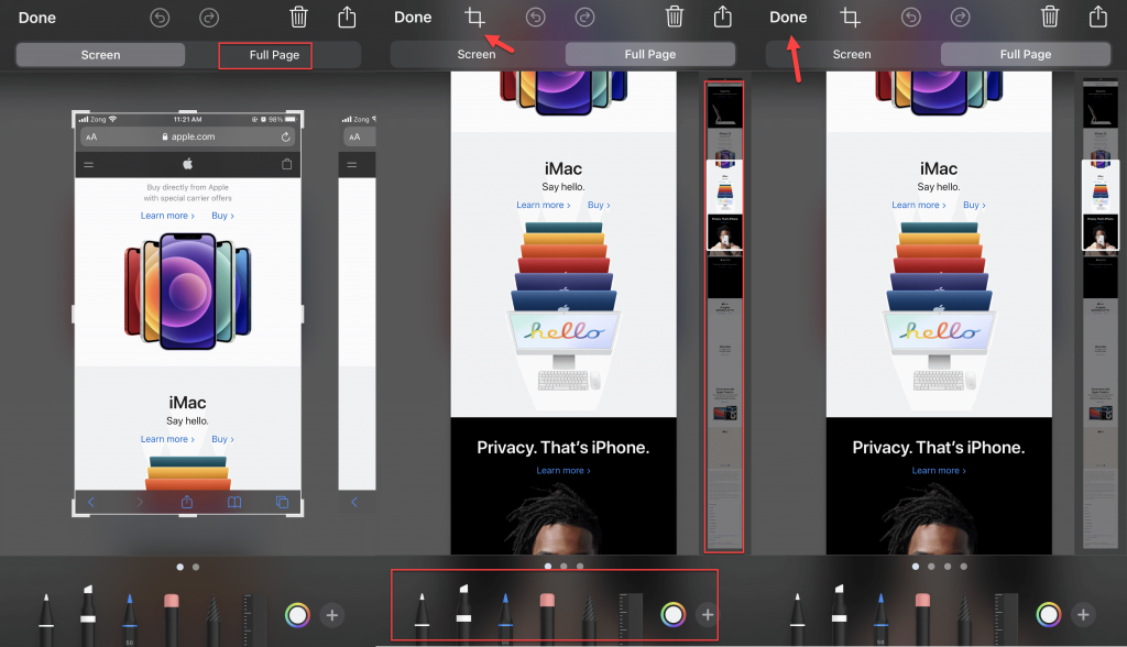How to Take Scrolling Screenshot on iOS 14: Full-page Screenshot iPhone