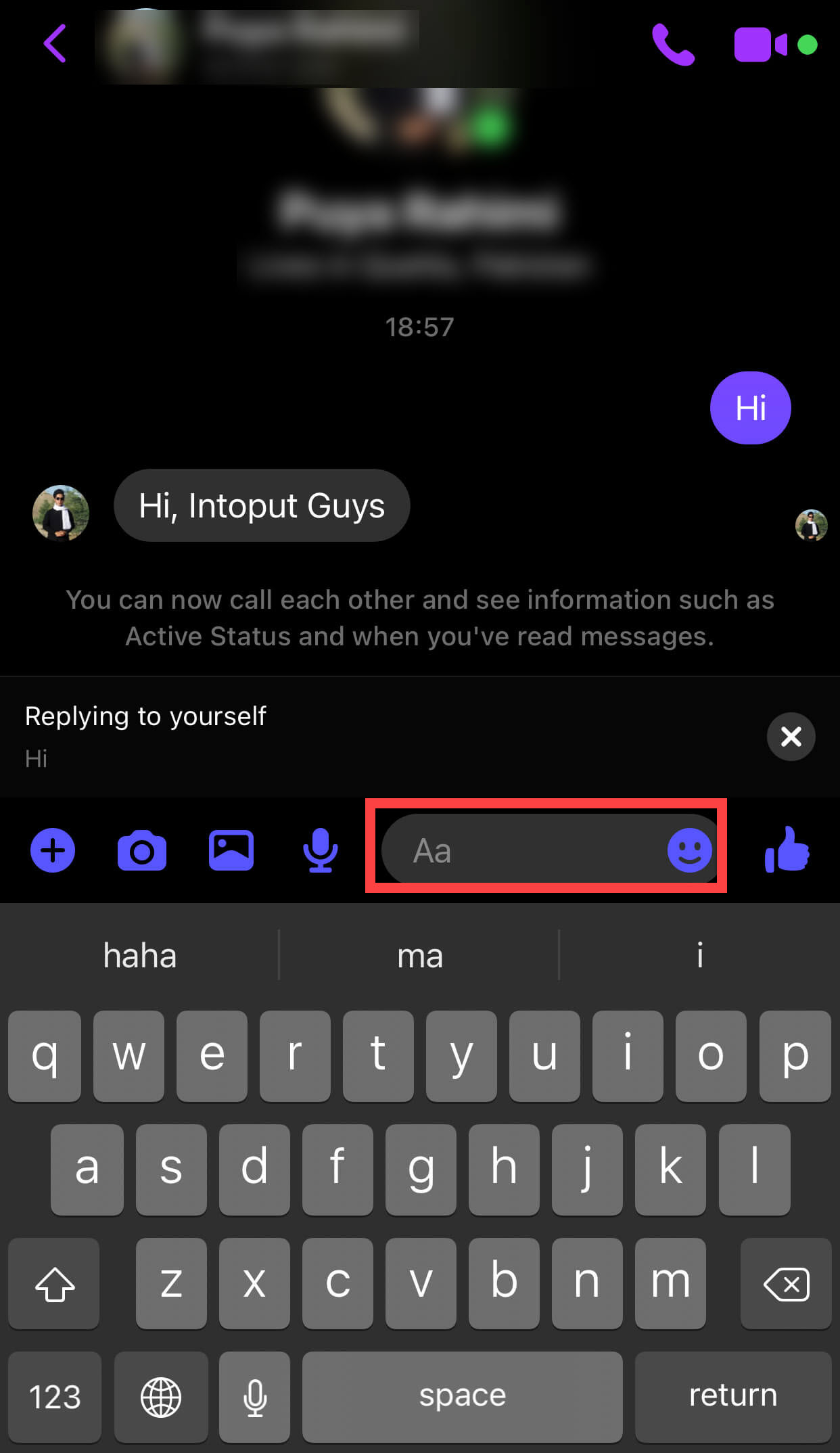 How to Reply to a Specific Message on Messenger in 2 Ways (iPhone)