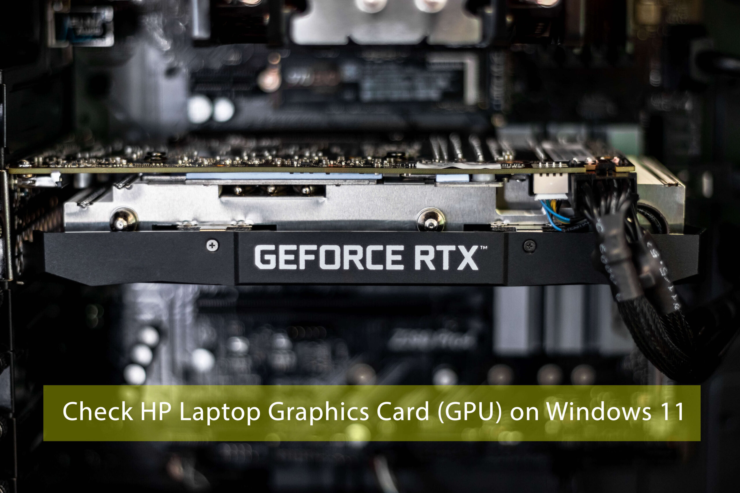 How to Check HP Laptop Graphics Card (GPU) on Windows 11 (Dell, Acer)