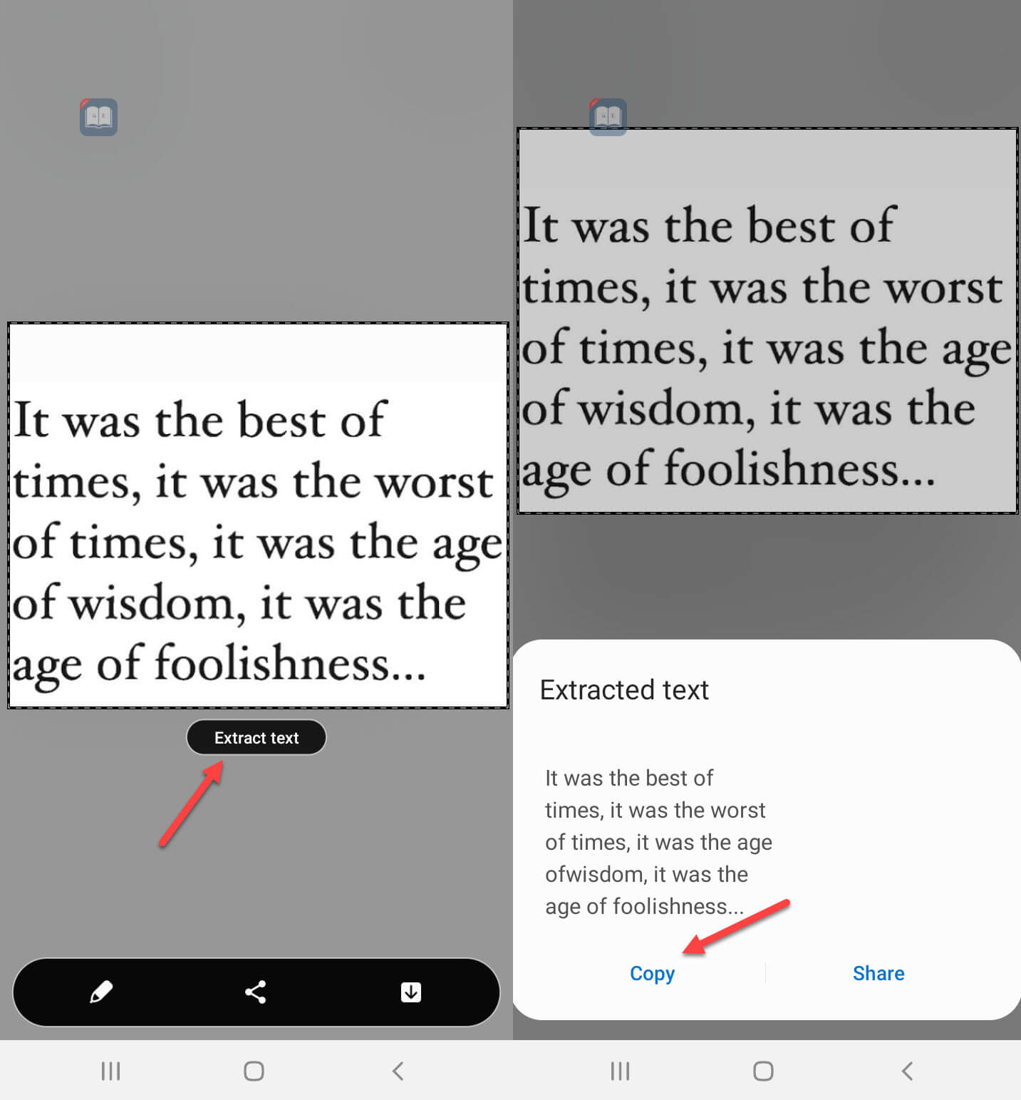 How to Use Samsung Smart Select to Extract Text on Galaxy devices