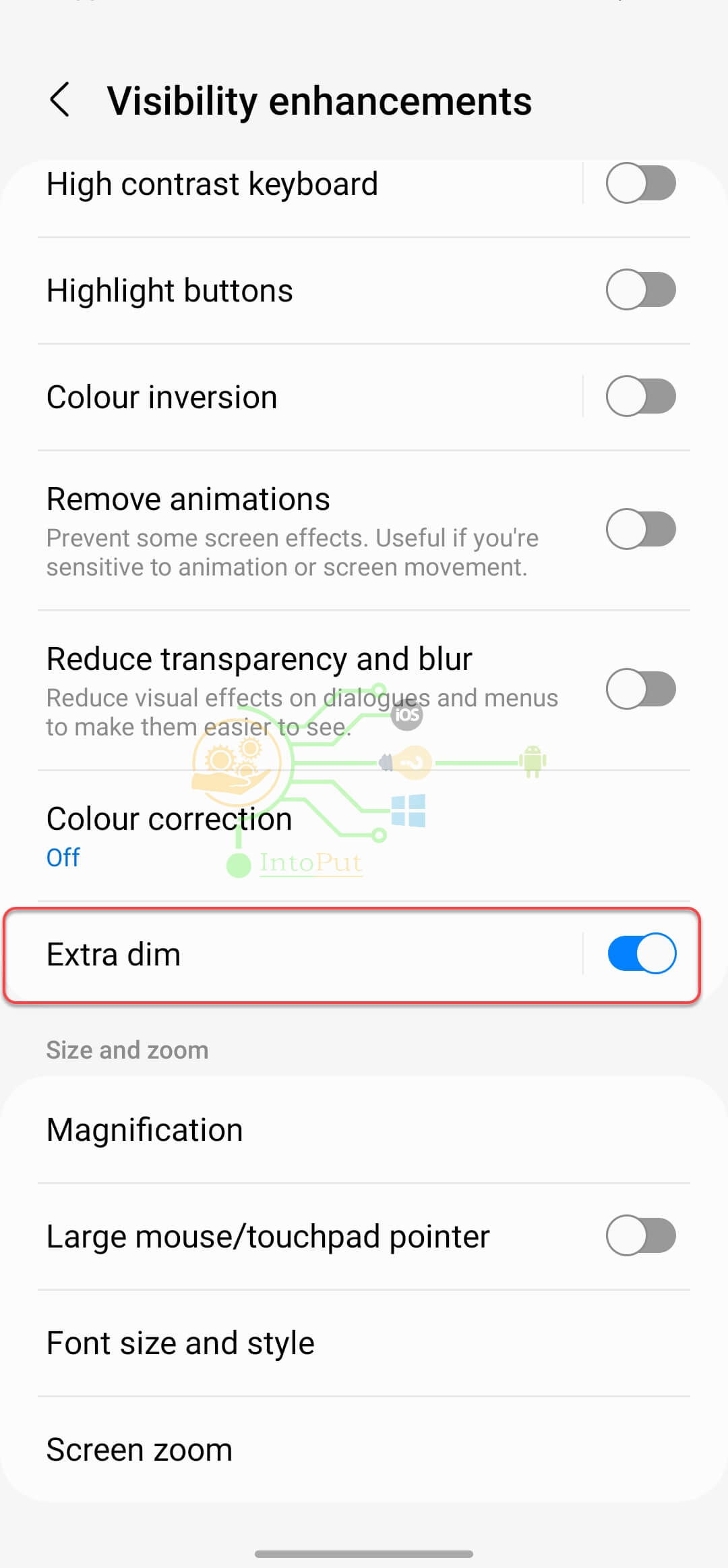 How to Enable Extra Dim on One UI 4.0 Samsung Phones (Android 12)