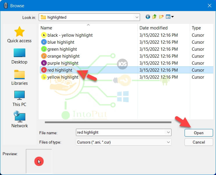 How to Get a Red Circle around Mouse Pointer or cursor in Windows 11/10