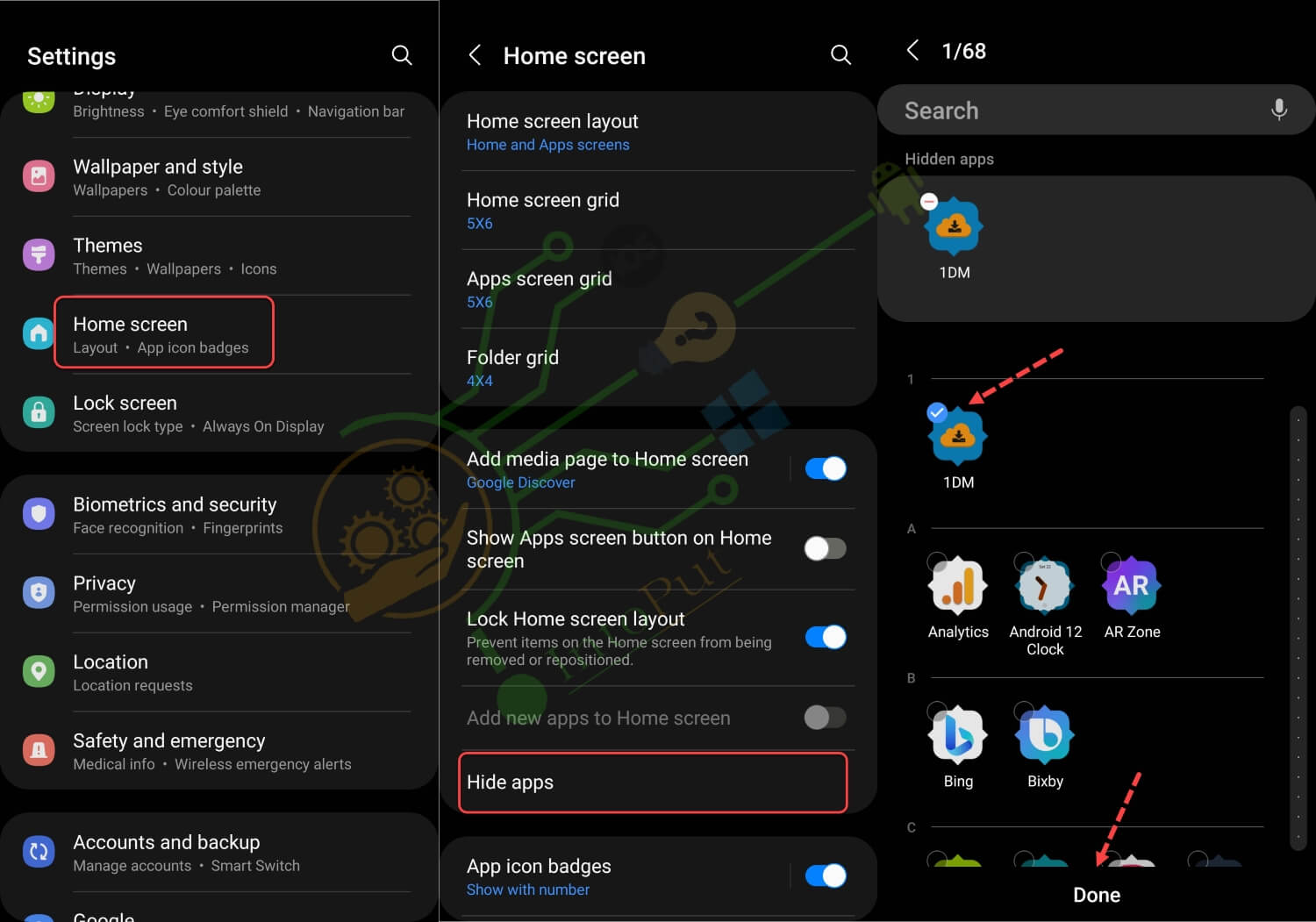 How to Hide Apps on Samsung Without App One UI 4.0 & 4.1 [Android 12]