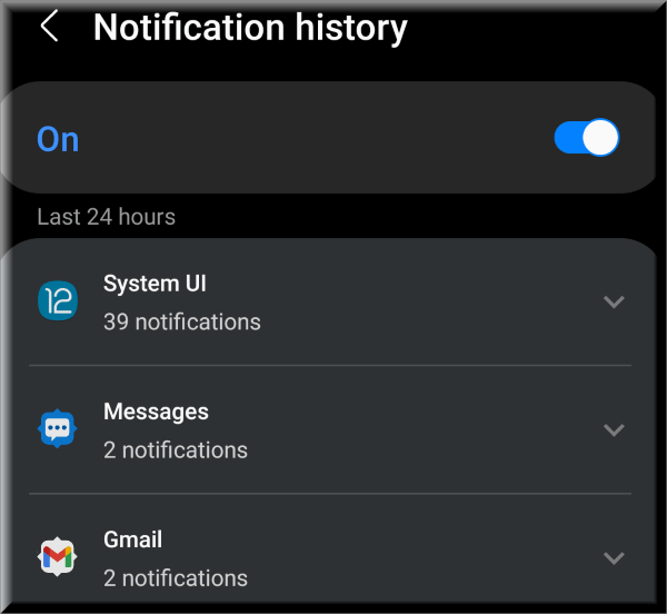 How to View Old Notifications on Samsung Phone Android 11 & Android 12